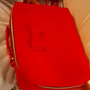 Estee lauder large velvet makeup carrier/bag